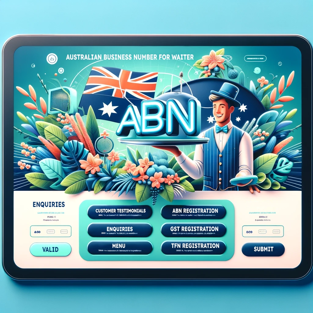 ABN Registration Guide for waiter looking to register their Australian Business Number